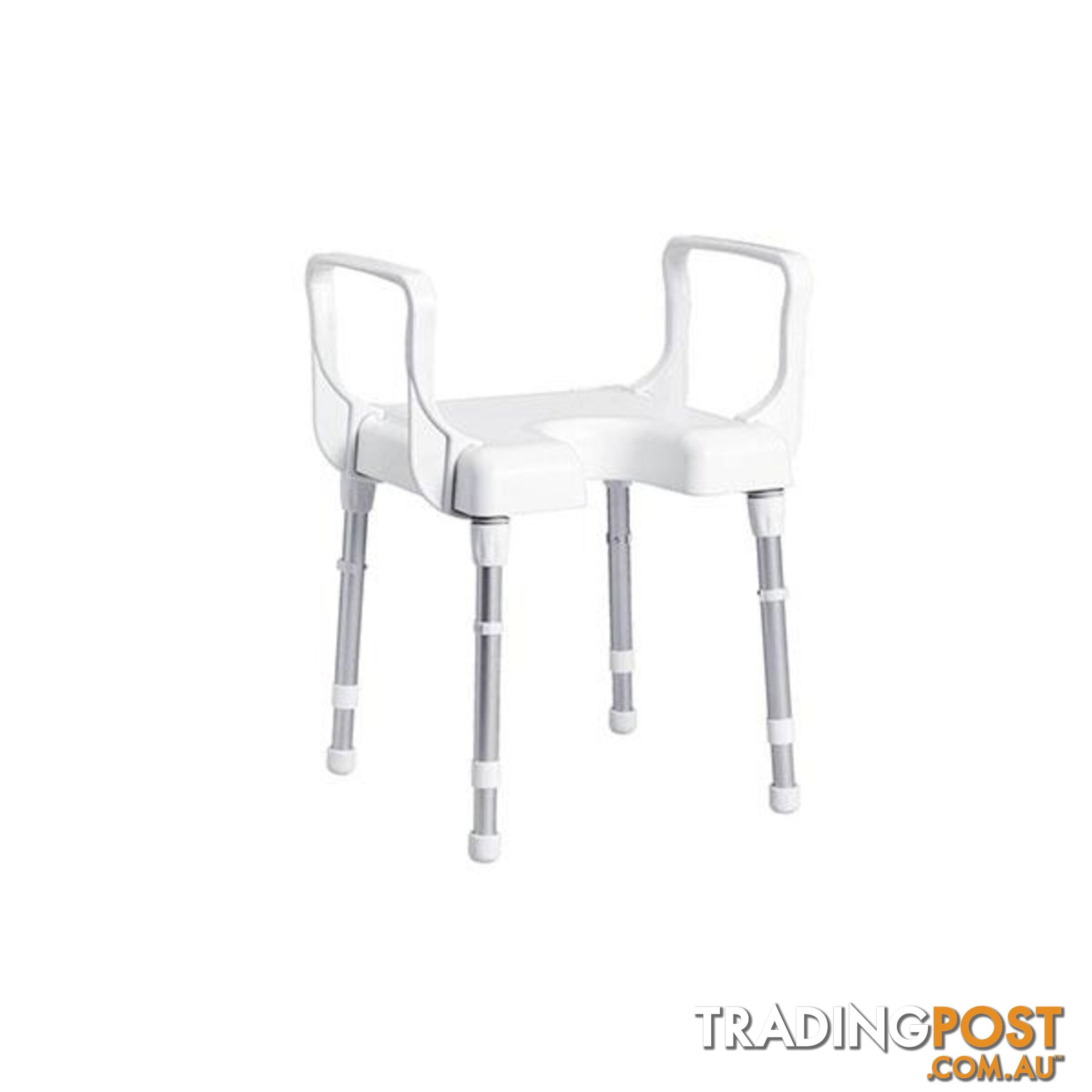 Rebotec Cannes Shower Chair With Arm Rests - Rebotec - 7427046224413