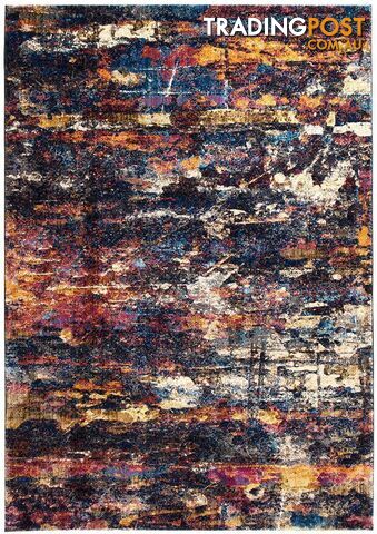 Dreamscape Splash Modern Midnight Rug - Unbranded - 8694561186734