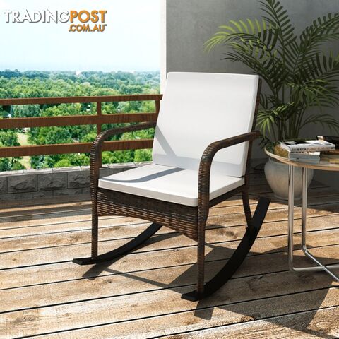 Poly Rattan Garden Rocking Chair - Unbranded - 4326500417725