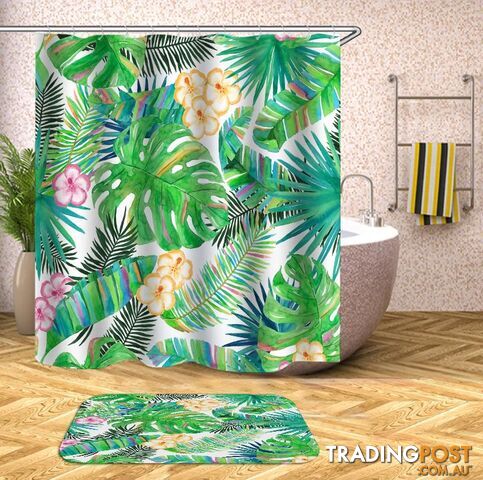 Colorful Tropical Spirit Shower Curtain - Curtain - 7427045935464