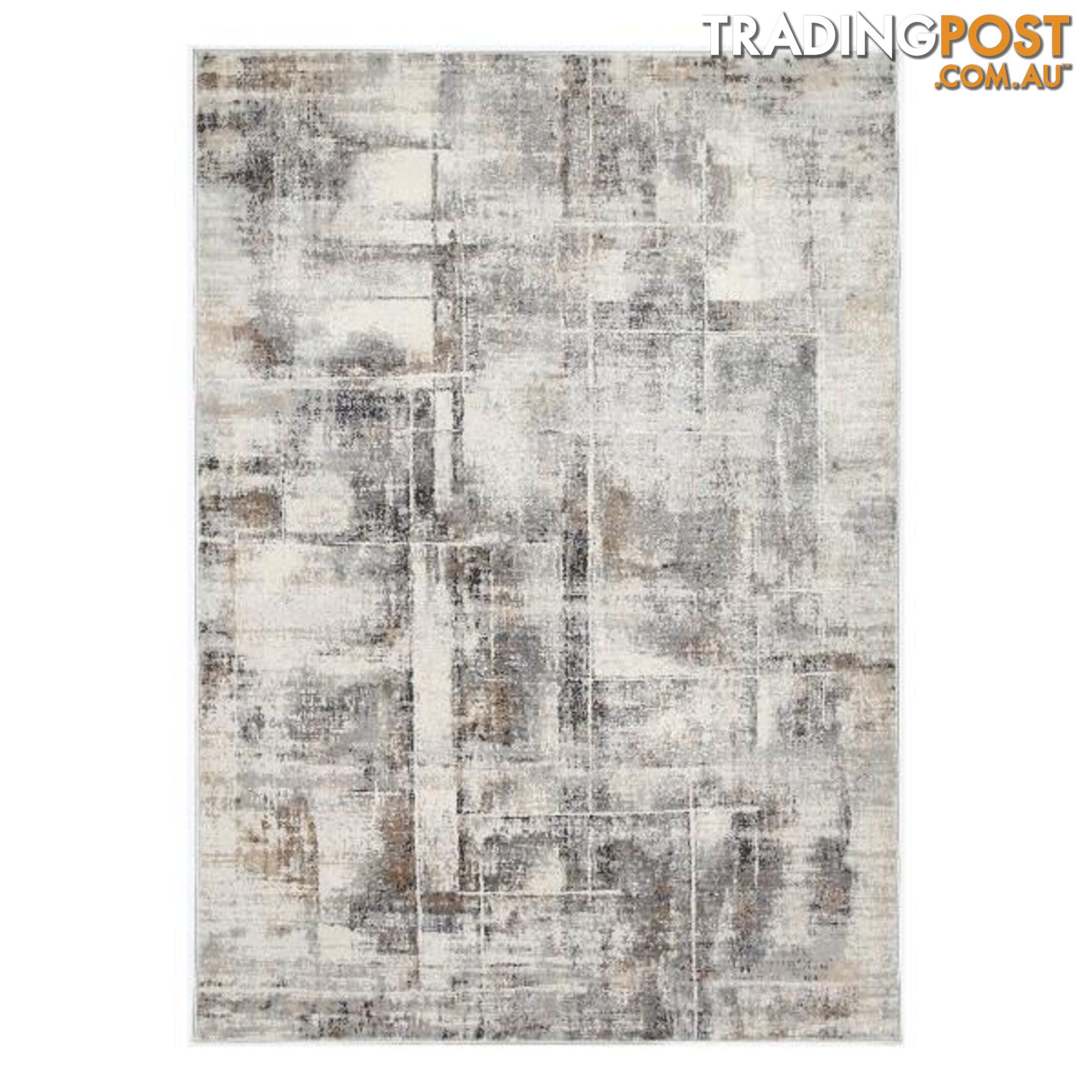 Expressions Beige Grey Modern Rug - Unbranded - 9315512147022