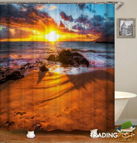 Stunning Sunset Shower Curtain - Curtain - 7427045974036