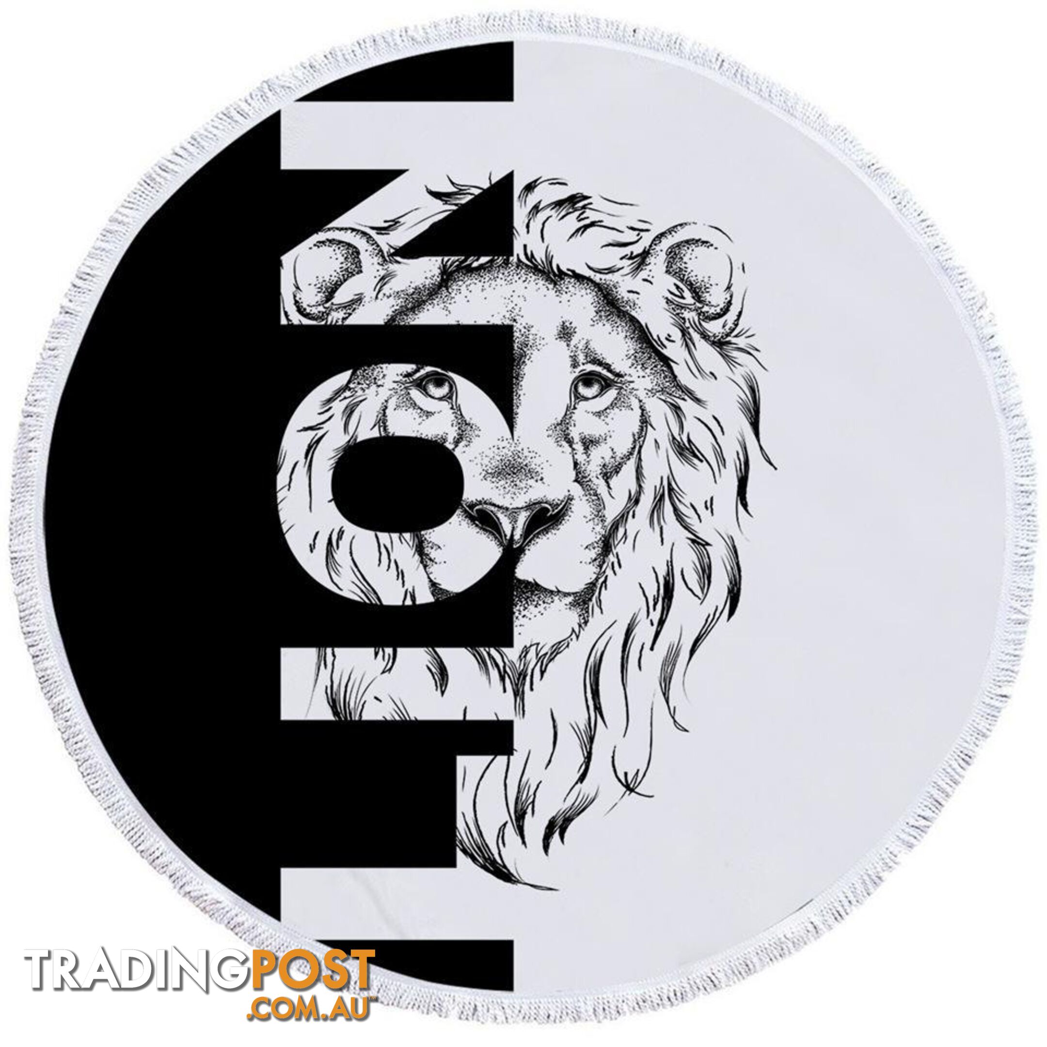 Lion Beach Towel - Towel - 7427046344111