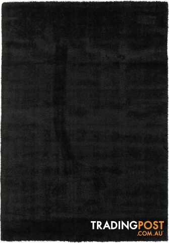 Puffy Soft Shag Black Rug - Unbranded - 7427046303705