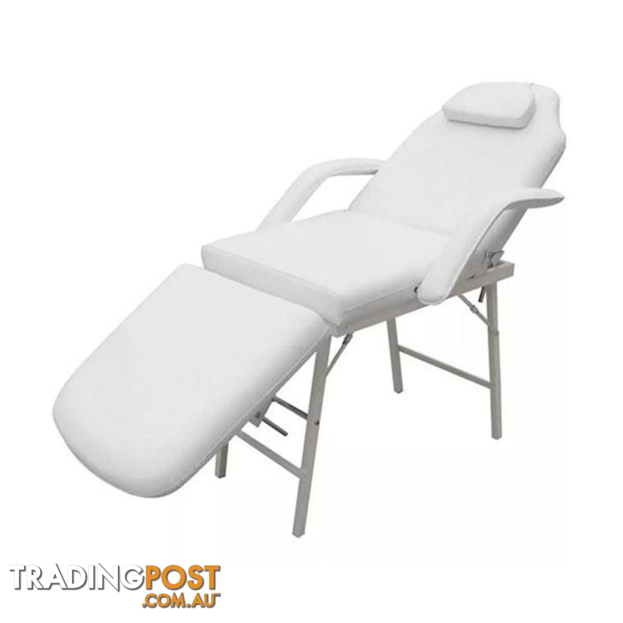 Treatment Chair Adjustable Back And Footrest White - Unbranded - 8718475813231