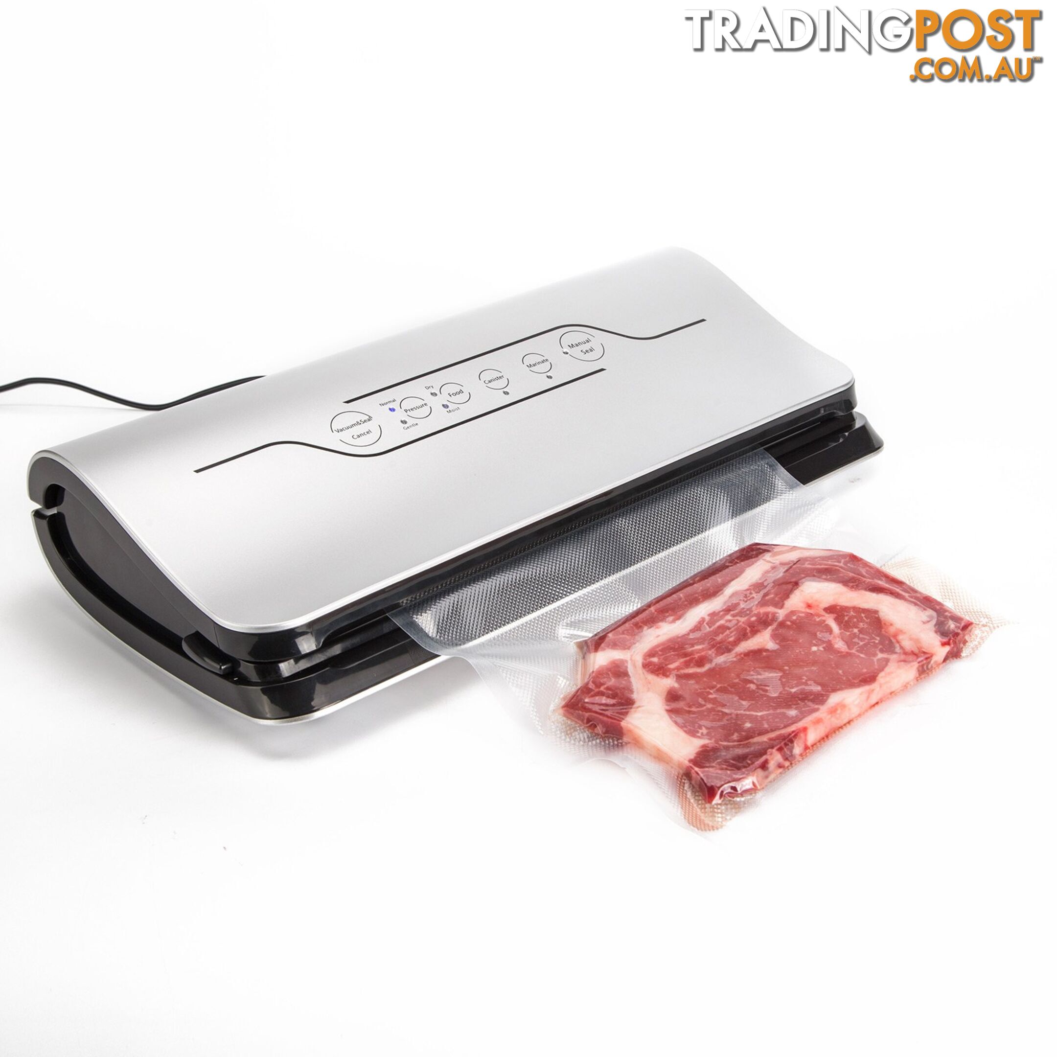 Vacuum Food Sealer - 125W Silver - Home Ready - 9352338008946