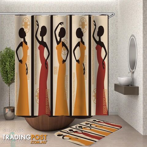 African Women Shower Curtain - Curtain - 7427046292689