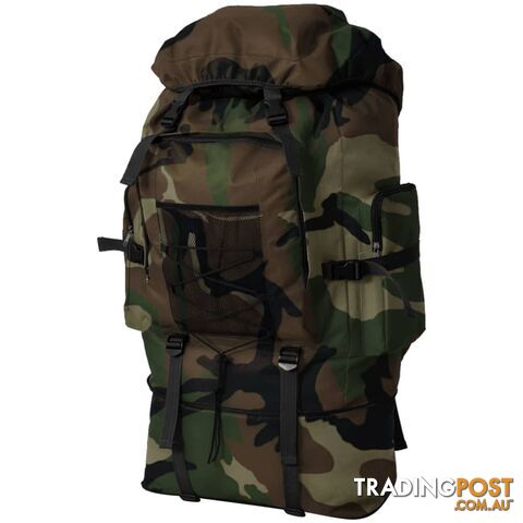 Army-Style Backpack XXL 100 L Camouflage - Unbranded - 9476062038915