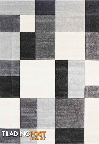 Focus Modern Squares Grey Rug - Unbranded - 4326500316813