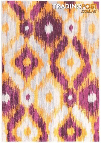 Dimensions Divinity Burst Aubergine Modern Rug - Unbranded - 9375321826051