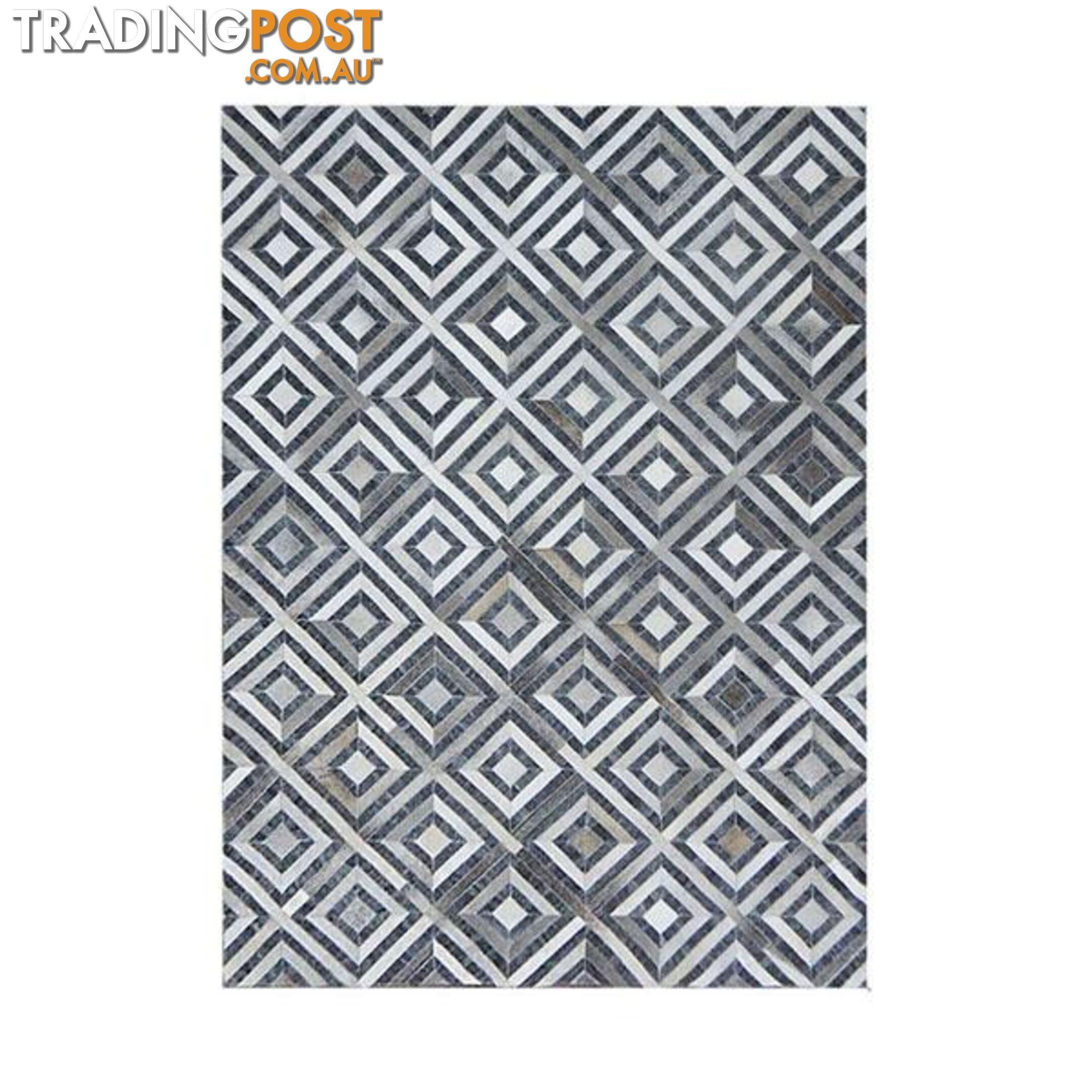 Viscose Cali Grey Rug 155 X 225 Cm - Unbranded - 787976630478