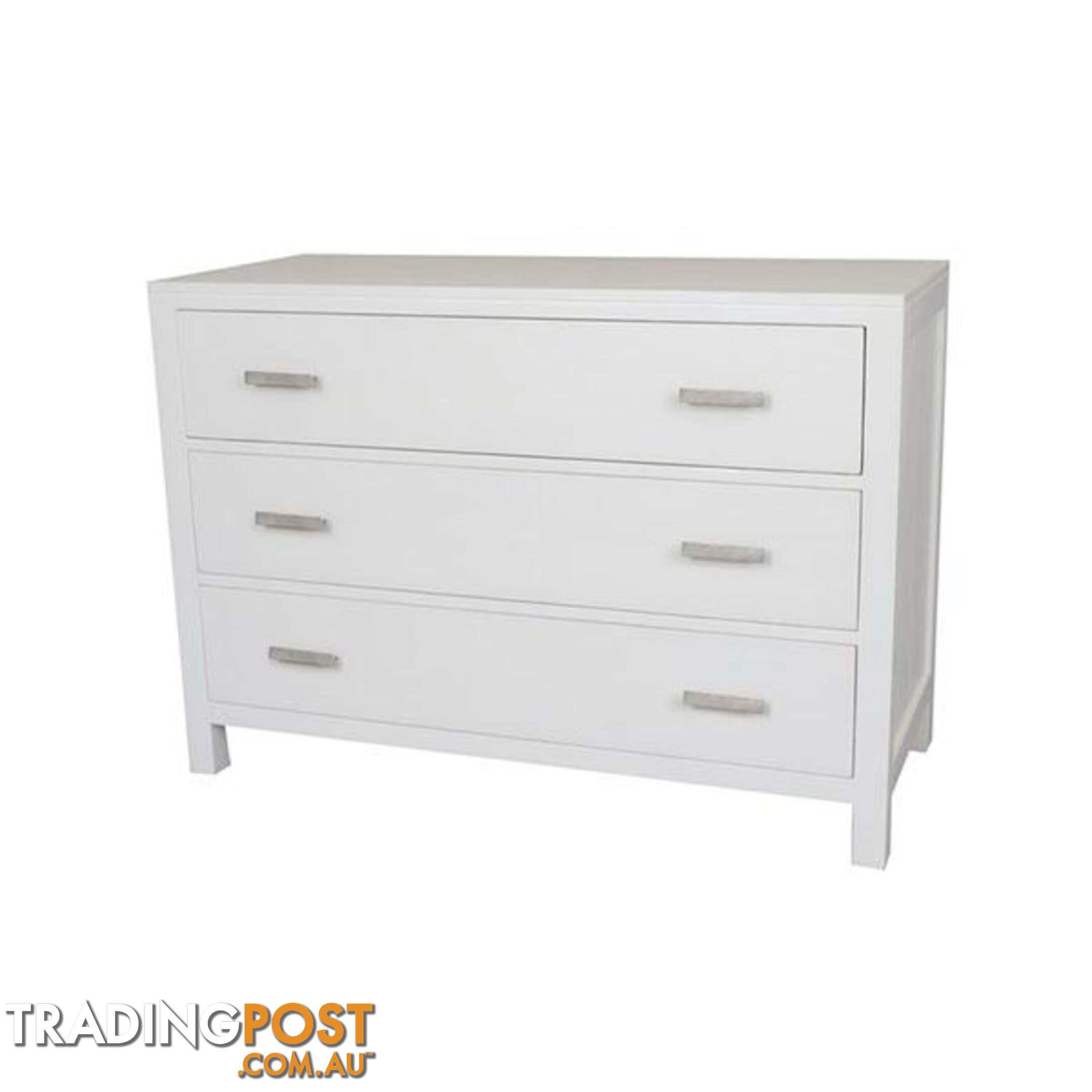 Catalina Crossed White Chest Of Drawers - Chest Drawer - 7427046211666