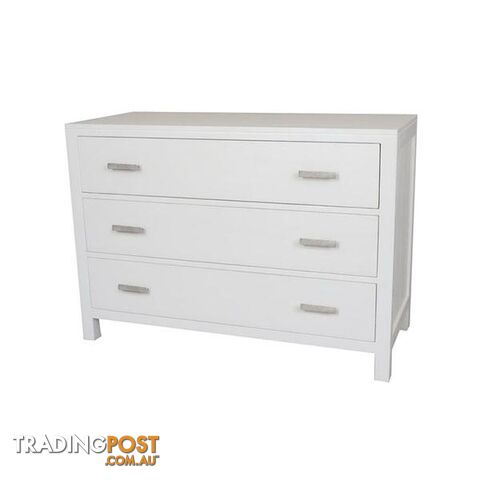 Catalina Crossed White Chest Of Drawers - Chest Drawer - 7427046211666