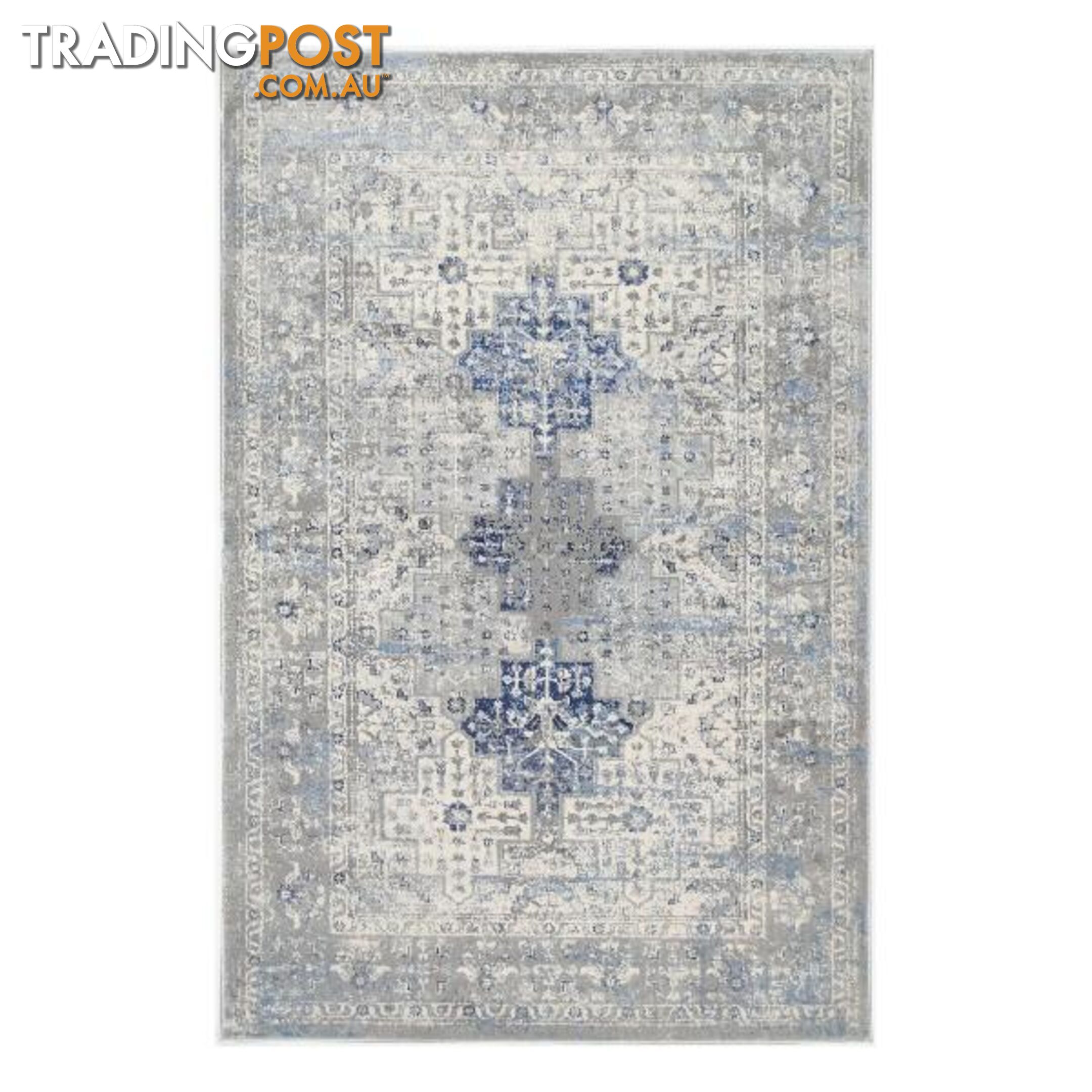 Expressions Navy Blue Oriental Rug - Unbranded - 9315512146766