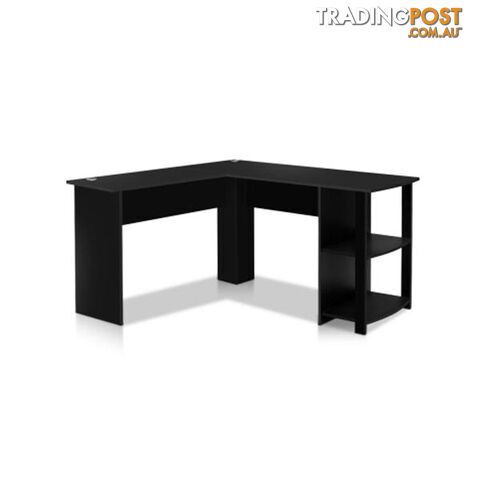 Office Computer Desk Corner Study Table Workstation L Shape Black - Artiss - 9355720064896