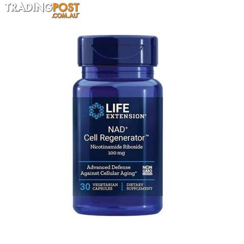 100Mg Nadcell Regenerator Life Extension Capsules - Life Extension - 9476062139995