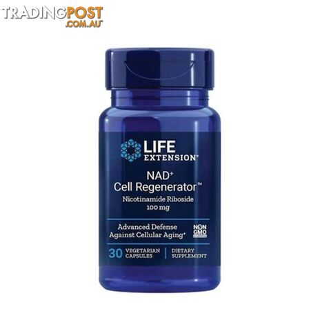 100Mg Nadcell Regenerator Life Extension Capsules - Life Extension - 9476062139995