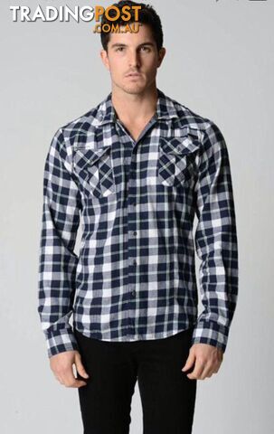 Deacon Peppercorn L/S Check Shirt - Deacon - 4326500382672