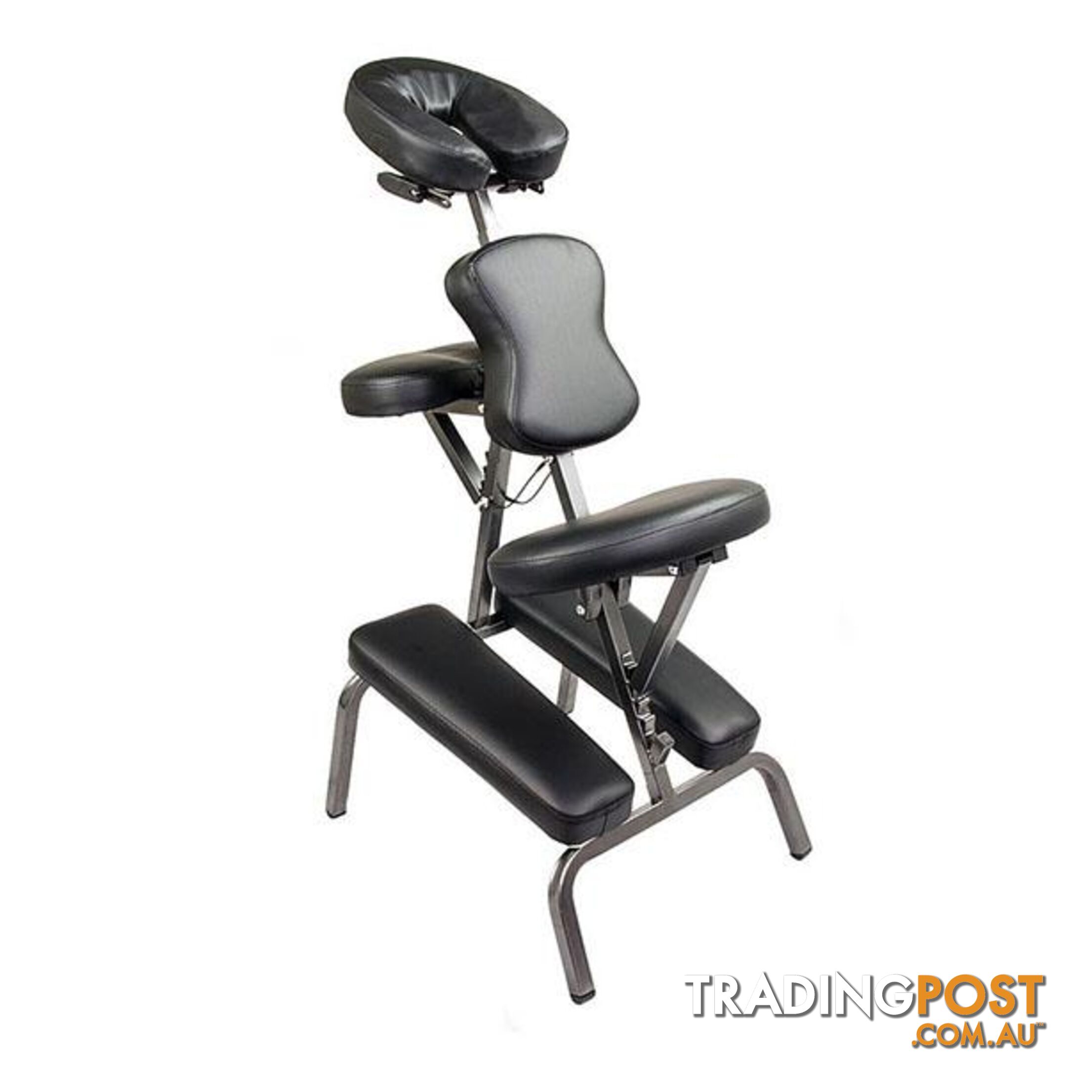 Aluminium Portable Massage Chair Black - Unbranded - 9352338002364