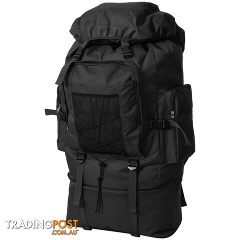 Army-Style Backpack XXL 100 L Black - Unbranded - 9476062038939