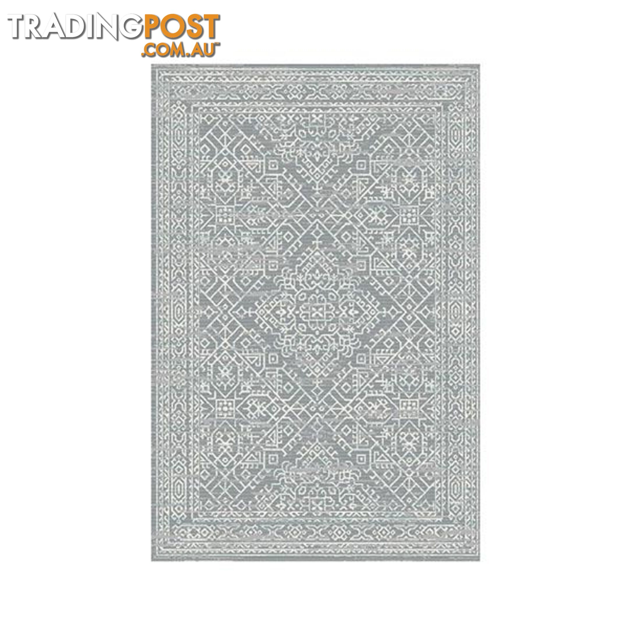 Polyester Dark Grey Luxe Rug 155 X 225 Cm - Unbranded - 9476062131197