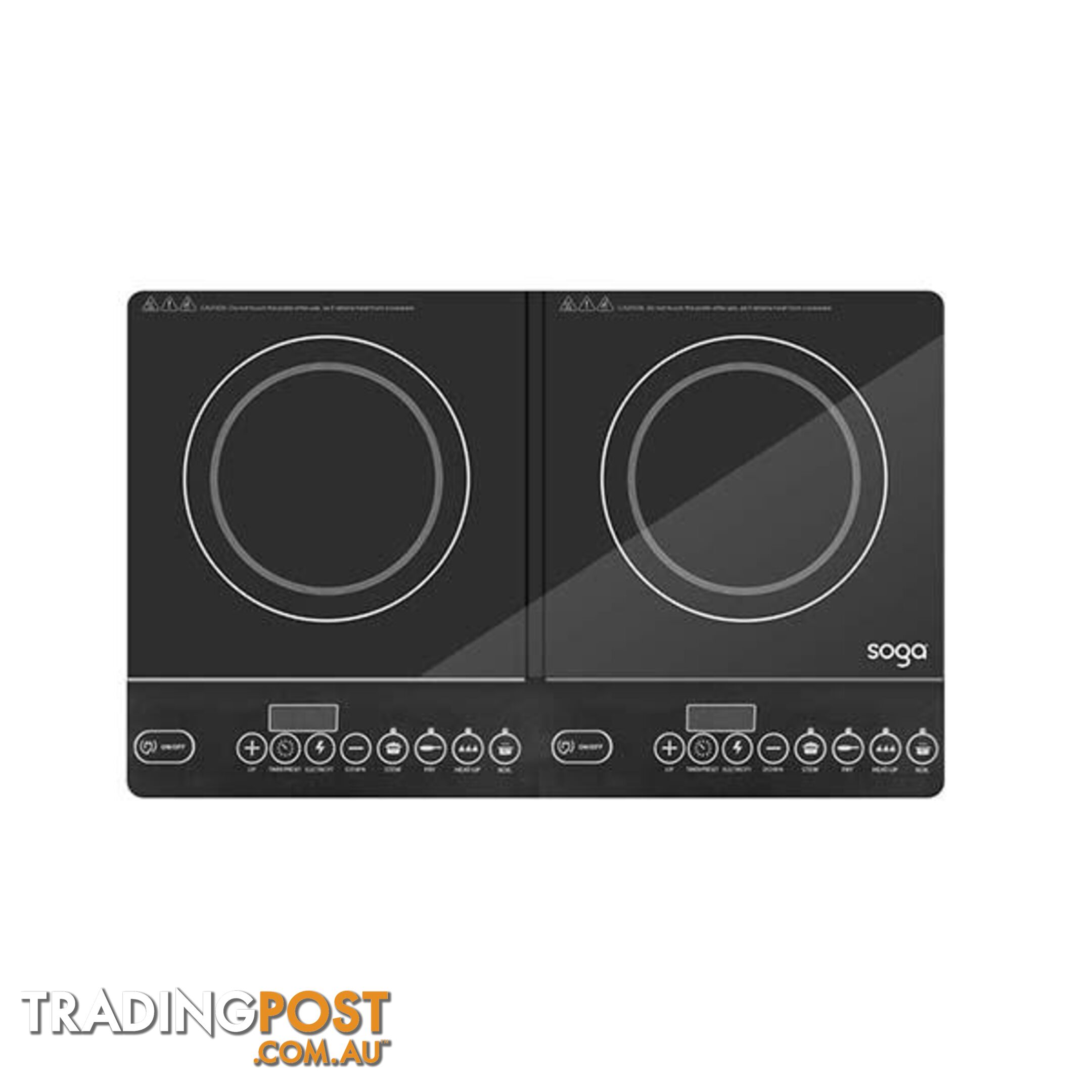 Soga Cooktop Portable Induction Led Electric Duo Burners Stove - Soga - 9476062089665