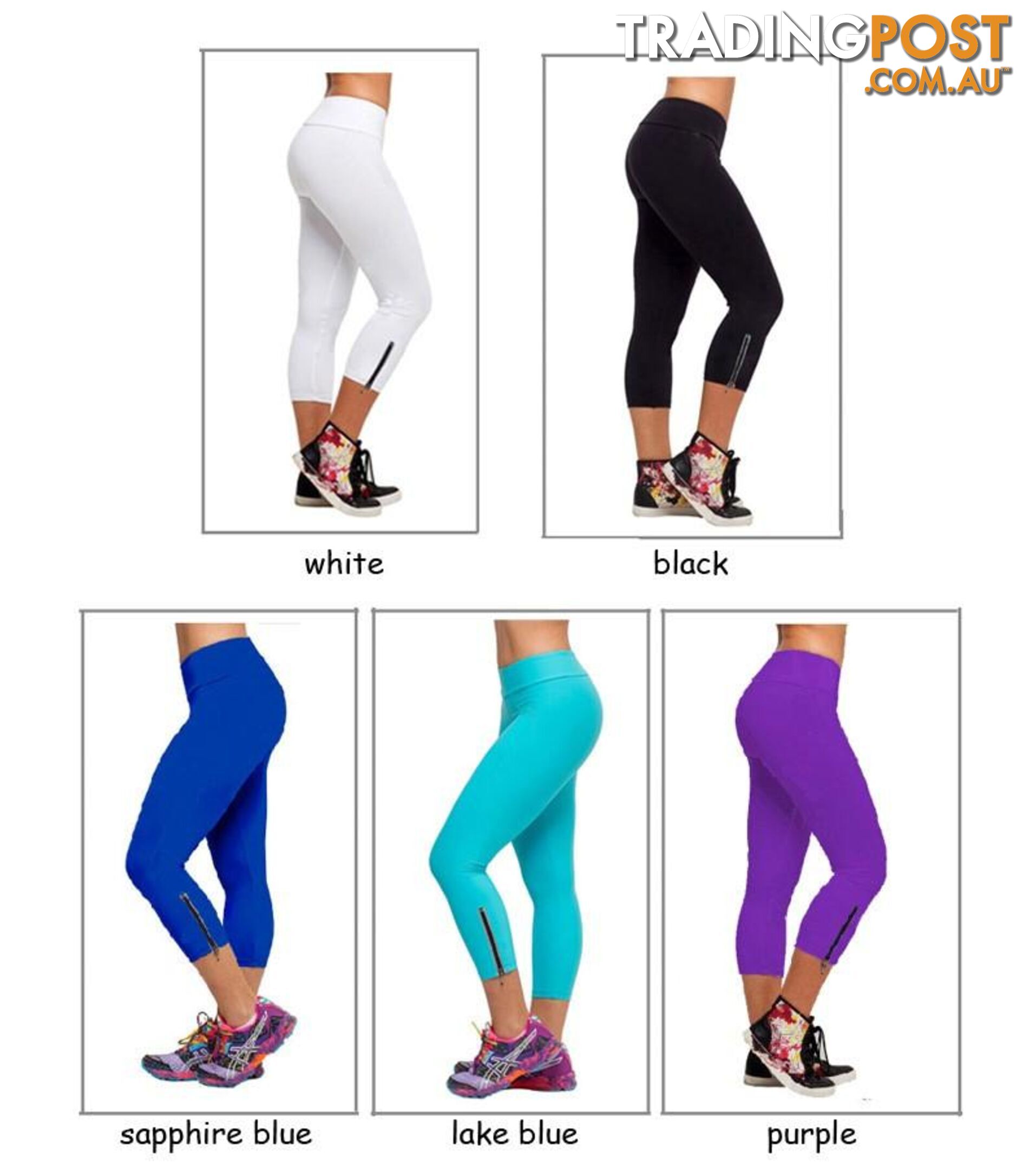 Ladies Capri Style Gym Pants - Unbranded - 4326500406934
