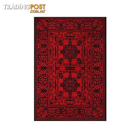 Tribute Red Traditional Afghan Rug - Unbranded - 9476062138127