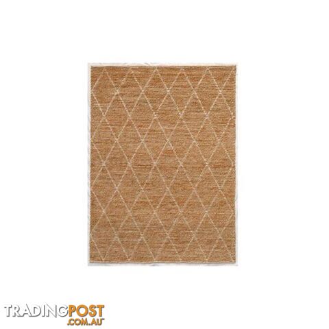 Barwang White Jute Rug - Unbranded - 9476062082079