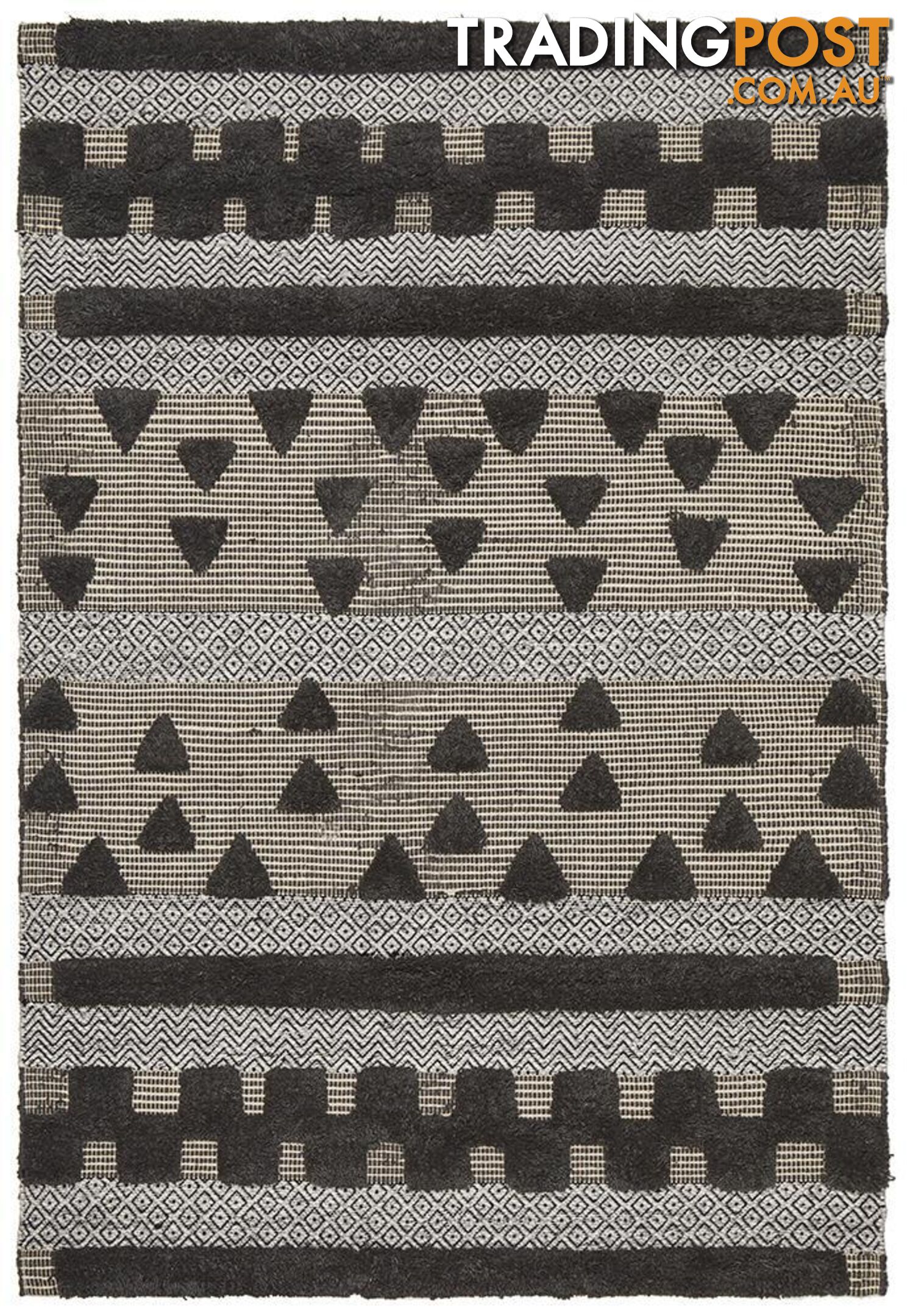 Miller Rhythm Flow Charcoal Rug - Unbranded - 9375321831499