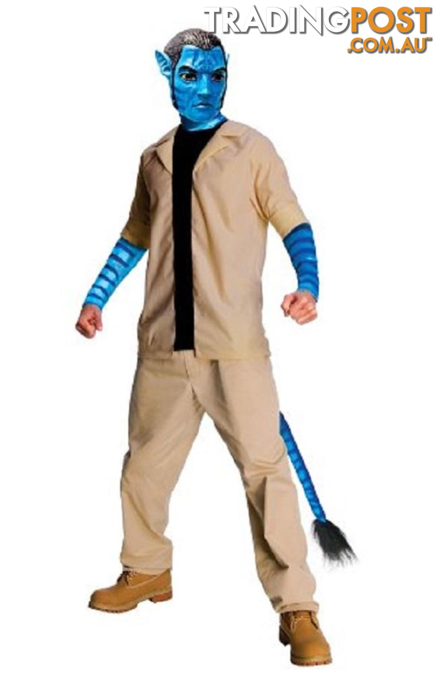 Avatar Jake Sully Costume And Mask - Extra Large Size - Unbranded - 4326500389138