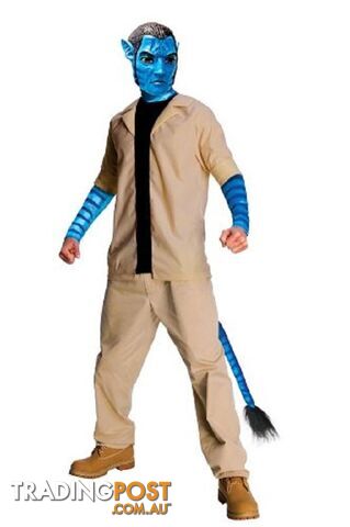 Avatar Jake Sully Costume And Mask - Extra Large Size - Unbranded - 4326500389138