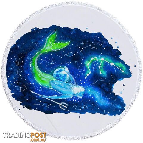 Zodiac Virgo Beach Towel - Towel - 7427046315692