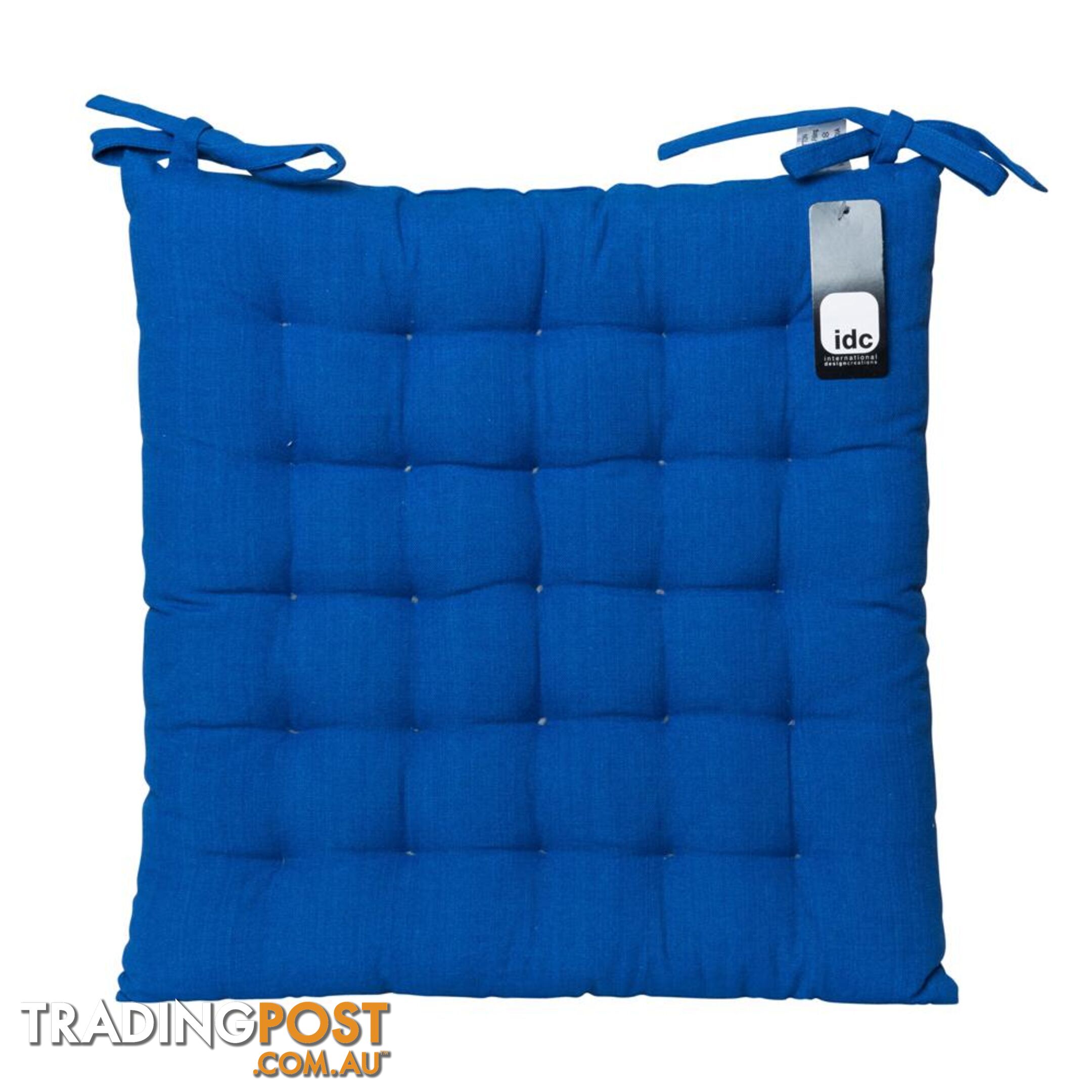 Cotton Chair Pad 40x40cm Blue - Unbranded - 7427005891427