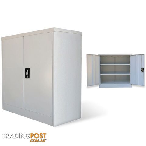 2-Door Metal Office Cabinet - Unbranded - 4326500413482