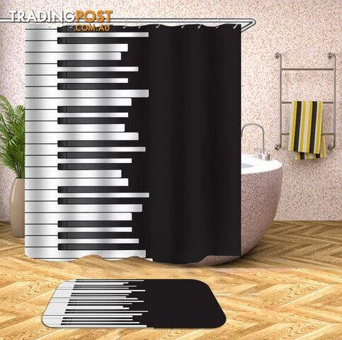 Piano Keys Shower Curtain - Curtain - 7427045961203