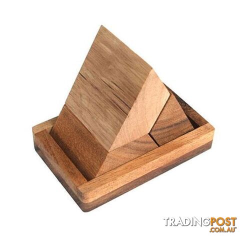 Pyramid Puzzle 3 Pcs With Base - Mango Trees - 7427046193986