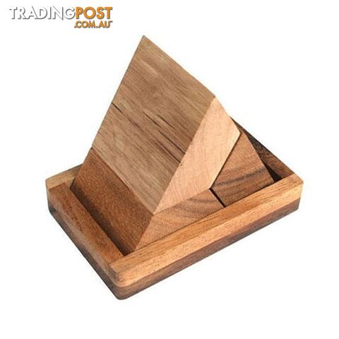 Pyramid Puzzle 3 Pcs With Base - Mango Trees - 7427046193986