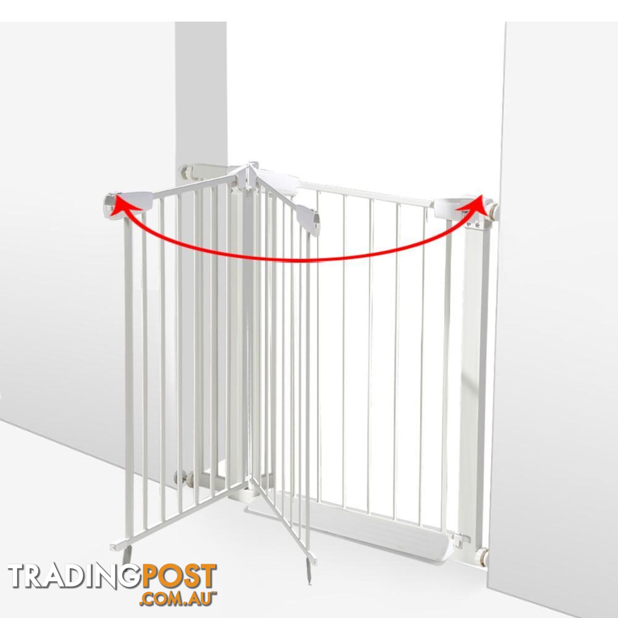 Baby Kids Pet Safety Security Gate Stair Barrier Doors Extension Panels 45Cm Wh - Unbranded - 787976591663