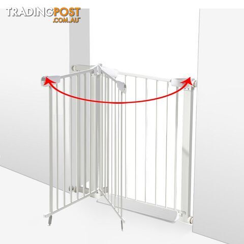 Baby Kids Pet Safety Security Gate Stair Barrier Doors Extension Panels 45Cm Wh - Unbranded - 787976591663