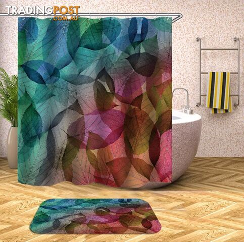 Colorful Leaves Shower Curtain - Curtain - 7427045995864