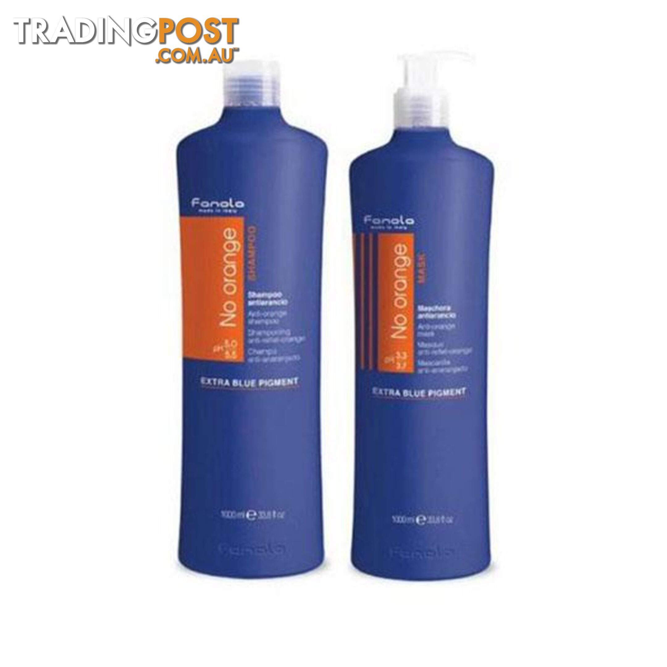 1000ml Twin Pack Fanola No Orange Coloured Hair Pre Toner - Fanola - 787976617080