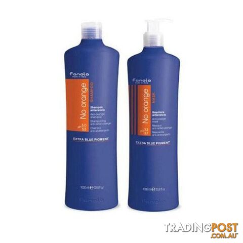 1000ml Twin Pack Fanola No Orange Coloured Hair Pre Toner - Fanola - 787976617080