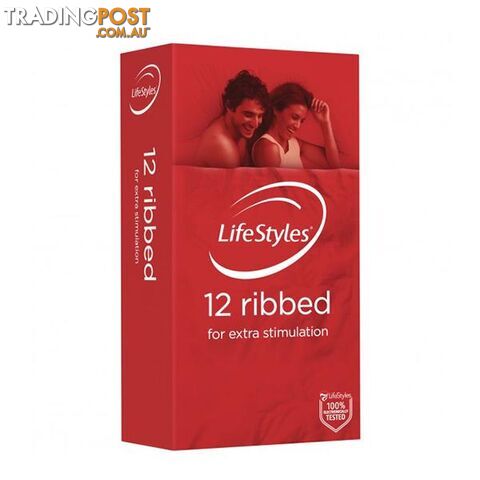 Lifestyles Ribbed 12 - LifeStyles - 9310201062150