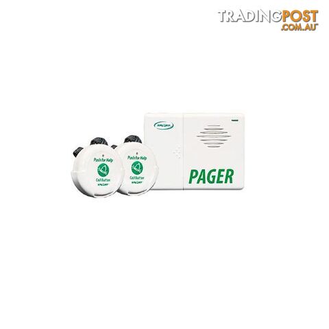 Two Call Buttons and Pager Kit for the Elderly - Pager - 7427046274050
