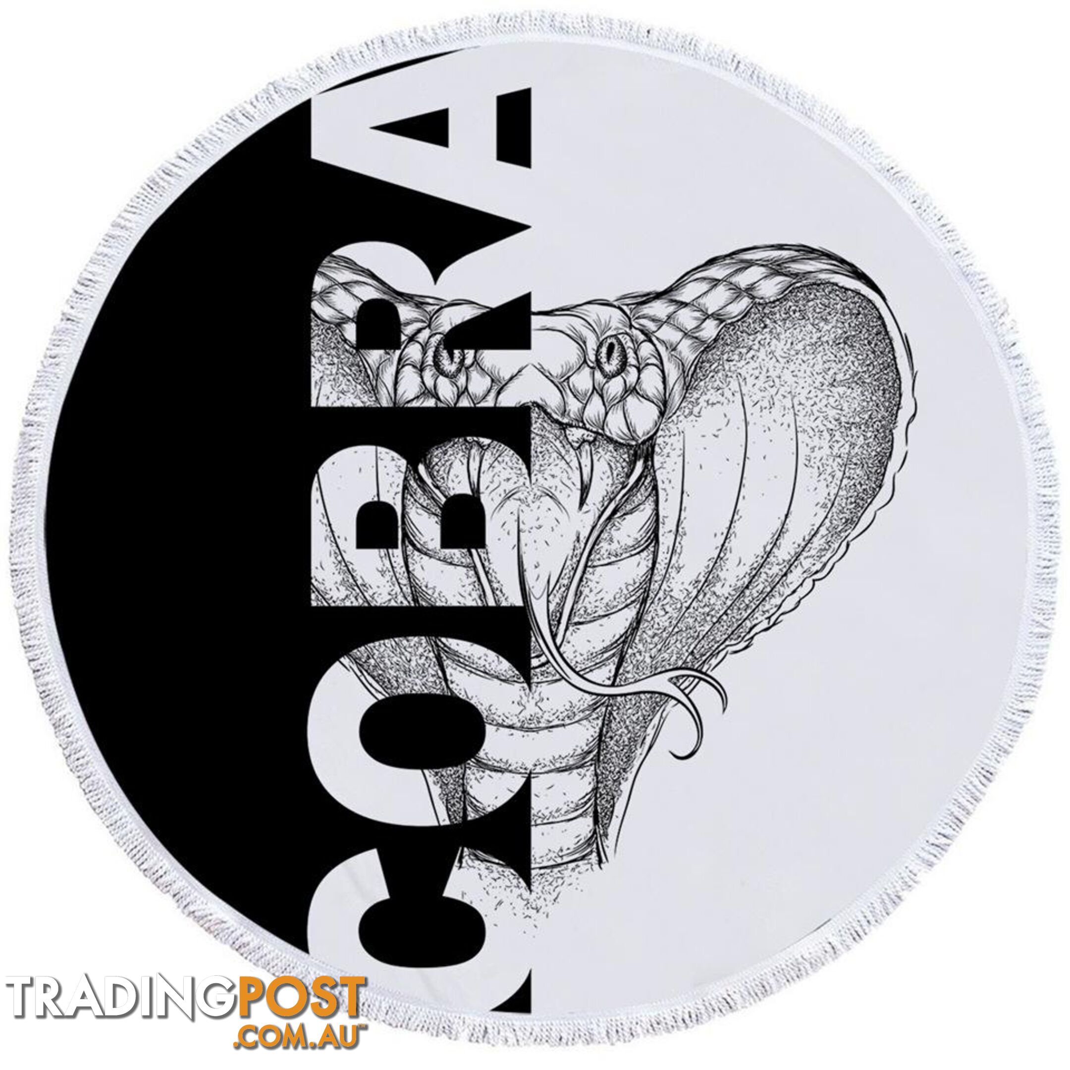 Cobra Beach Towel - Towel - 7427046344203