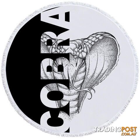 Cobra Beach Towel - Towel - 7427046344203