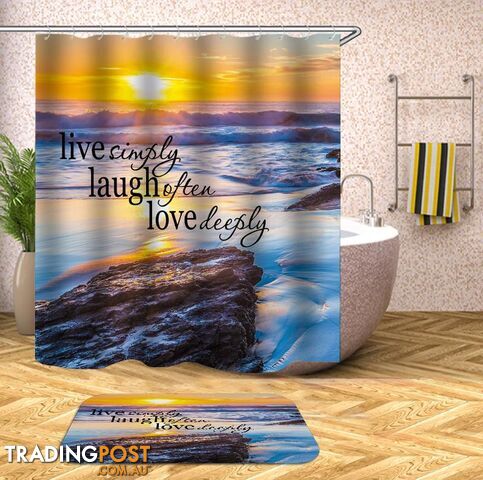 Sunset Quote Shower Curtain - Curtain - 7427045931961