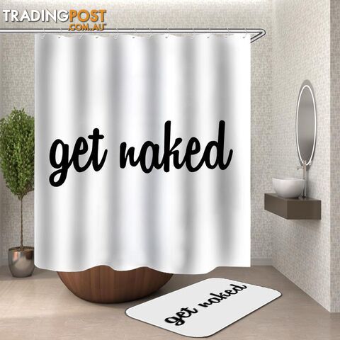 Get Naked Shower Curtain - Curtain - 7427046107129