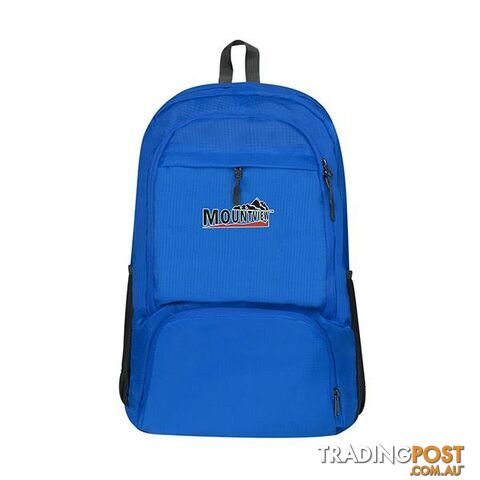 25L Travel Backpack Mens Foldable Camping Folding Bag Rucksack Blue - Unbranded - 787976600228